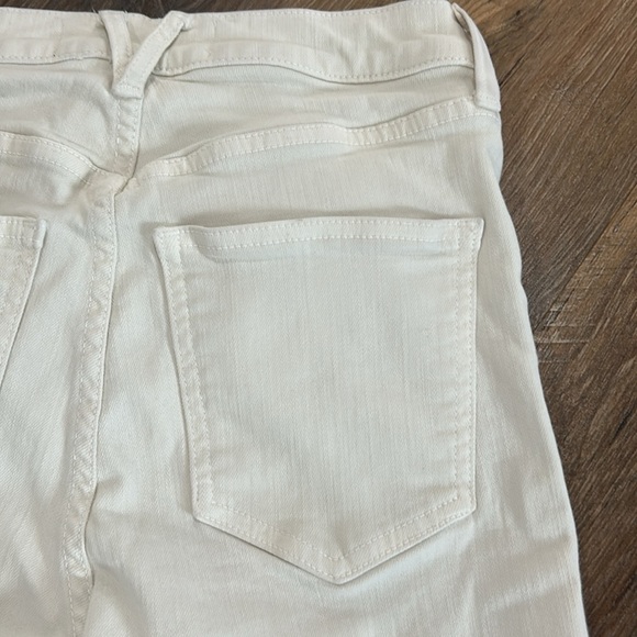 Veronica Beard Ryleigh High Rise Slim Straight Jeans Ecru Size 26/2 off white - Picture 11 of 16